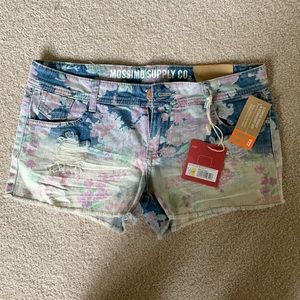 NWT Target Mossimo floral denim shorts size 5